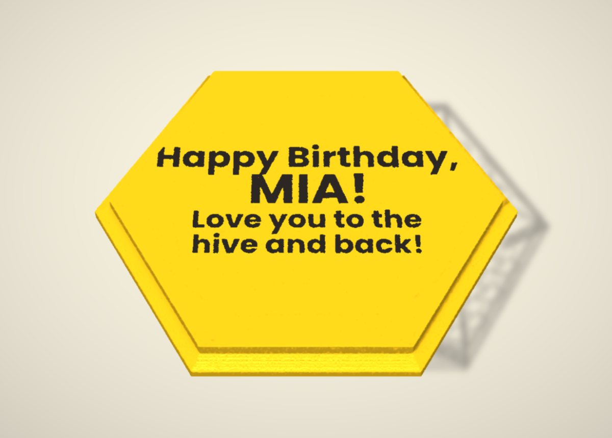 Personal message under the roof